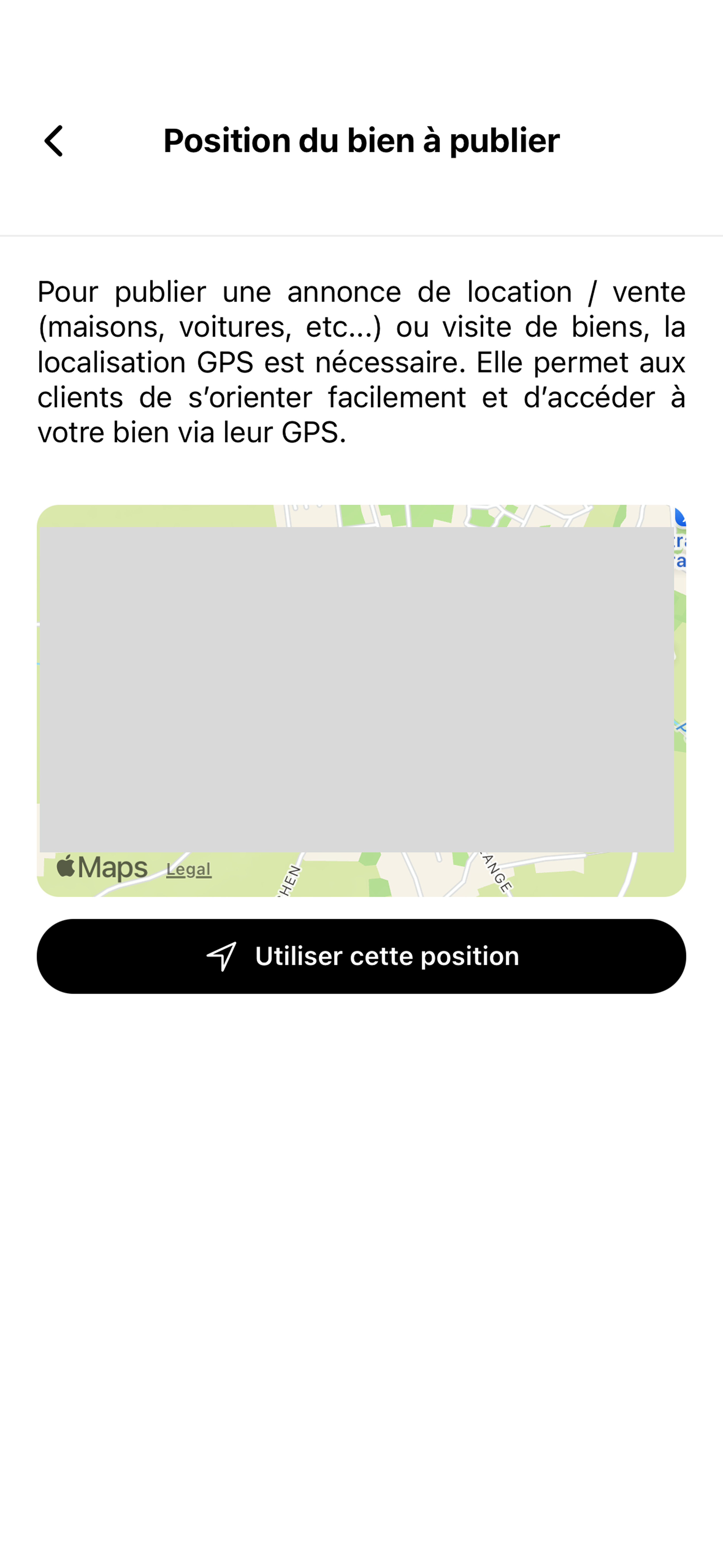 Autorisation de localisation
